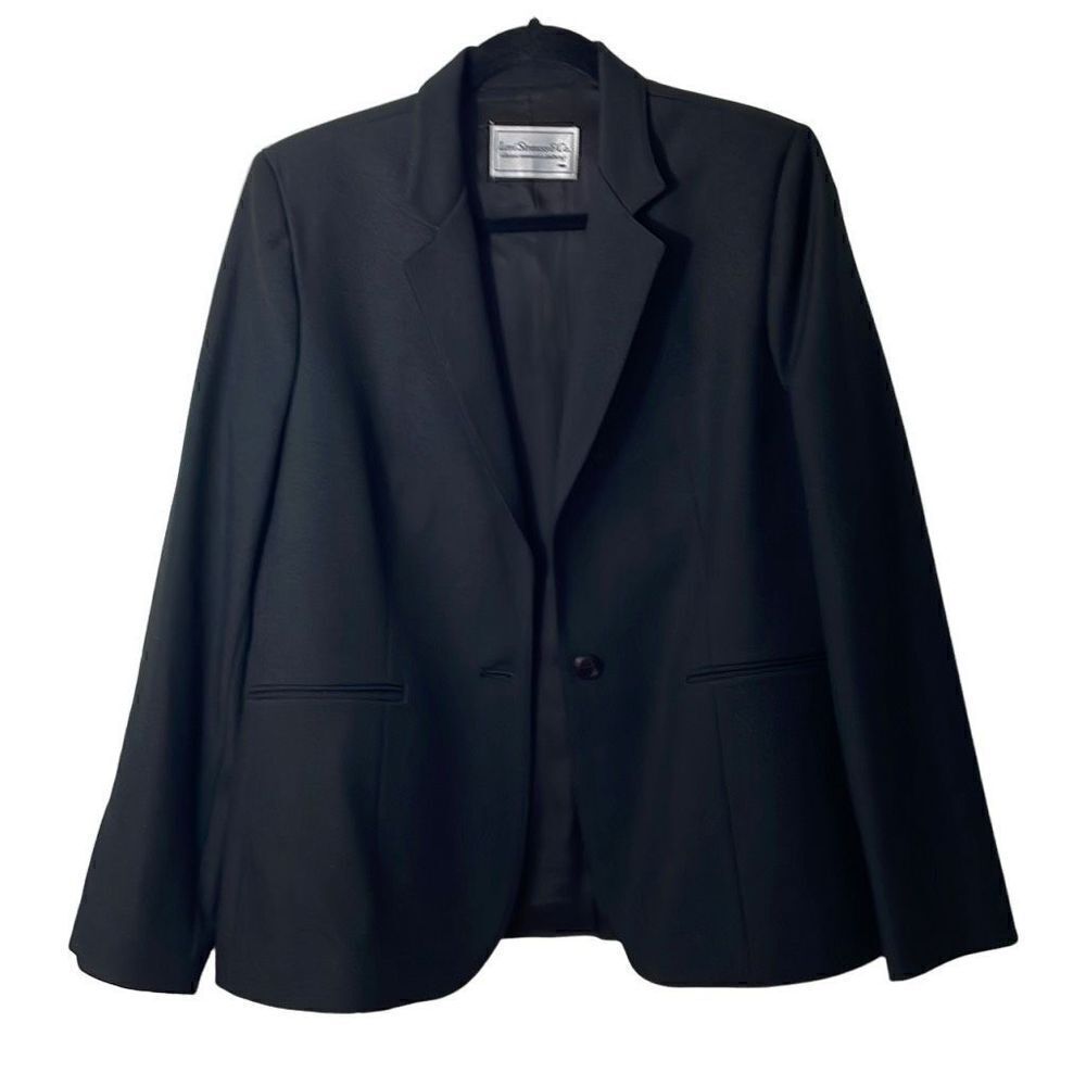 Levi Strauss & Co. Classic women’s clothing black lined classic blazer 14